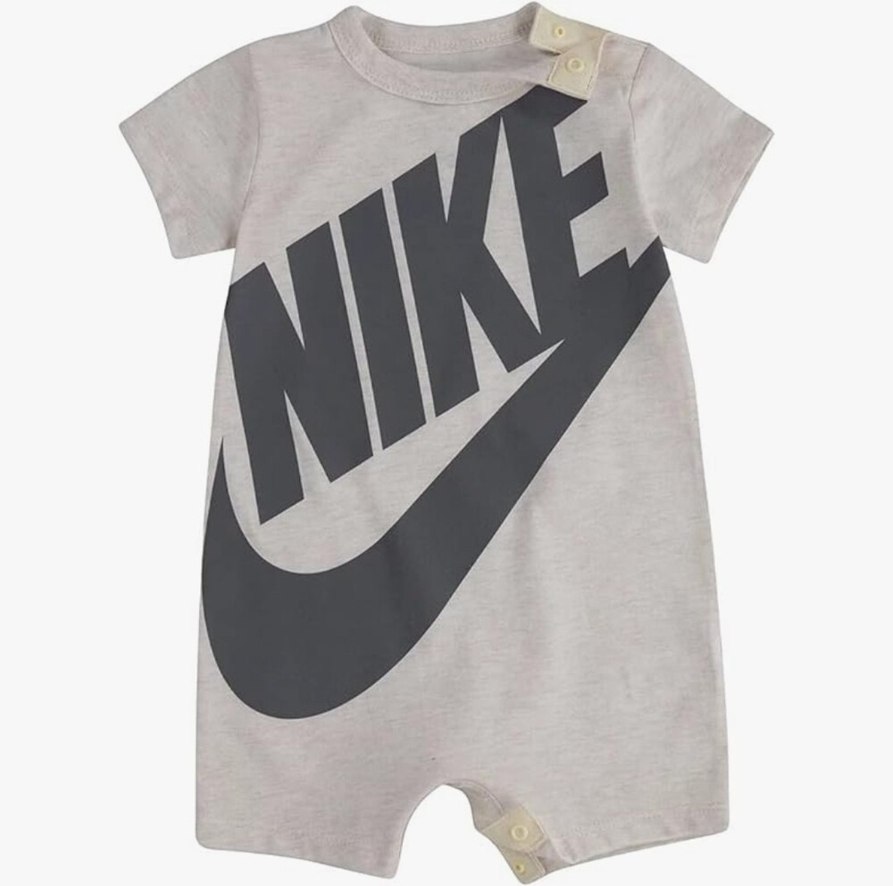 Nike Baby Boys Big Logo Shortsall Size 3 Months Infant One Piece Romper